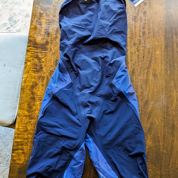 NEW in box, original tags Mizuno Women's GX-Sonic V Sprinter Tech Suit Med Blue - Picture 4 of 10